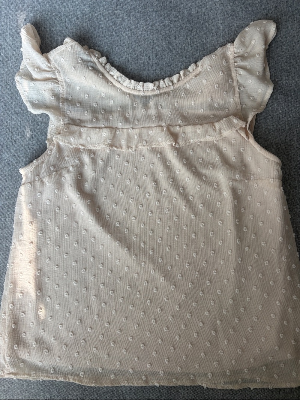 Women’s Dot Flutter Double Lined Sleevey Camisole Top